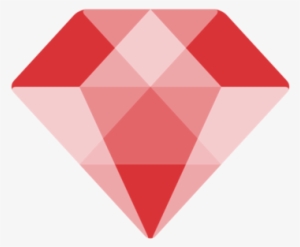 Geometric Diamond Design - Ruby Icon Png