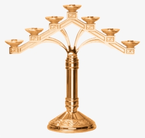 Fixed Altar Candelabra With Geometric Design Gift Image - Excelsis-adjustable Altar Candelabra With Geometric