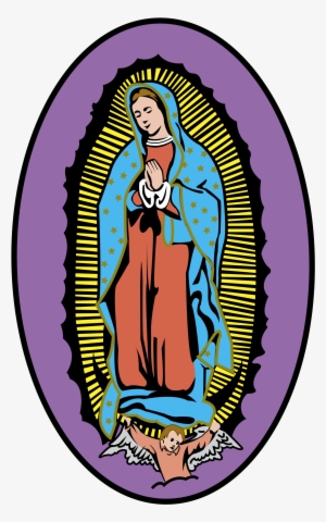 Religious Icons Logo Png Transparent - Virgin Mary Blue Offset Novelty Key Chain Kc-4188