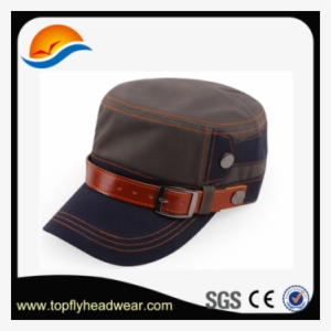 Custom Military Hats With Leather Belt