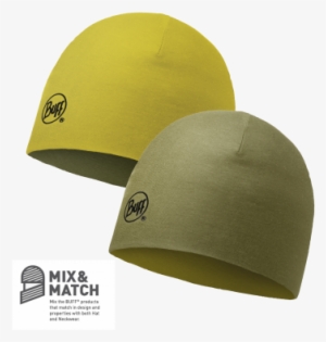 Microfibre Reversible Hat Mountain Bits Blue