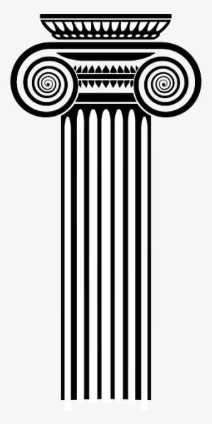 Kolon Başlığı Temalı T-shirt Kendin Tasarla - Greek Column Clipart