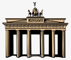 Brandenburg Gate Royalty Free Vector Clip Art Illustration - Brandenburg Gate