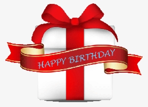 Happy Birthday Clipart Ribbon - St Georges Day Birthday
