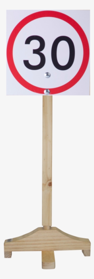Sign And Wooden Pole - Traffic Sign
