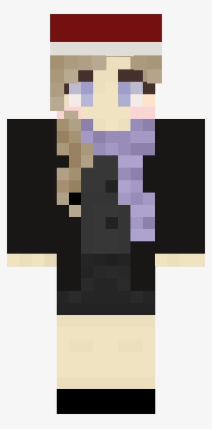 Skin Feminina Com Gorro De Natal - Graphic Design