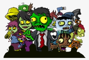 We're Going To Get Youand Then Tell You If It's - Cartoon Group Of Zombies Png