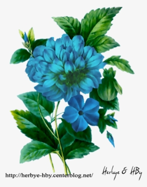 Flowers Dahlia Png Série - Cafepress Redoute Bouquet Tile Coaster