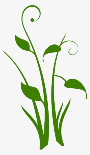 Florales En Vectores - Black Flower Silhouette Transparent