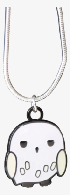 Kawaii Hedwig Necklace - Harry Potter Cutie Hedwig Owl Enamel Slider Charm Pendant