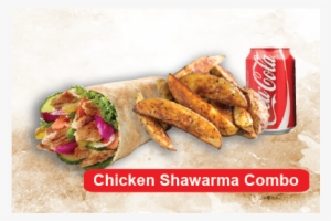 Chicken Shawarma Wrap Combo - Coca-cola