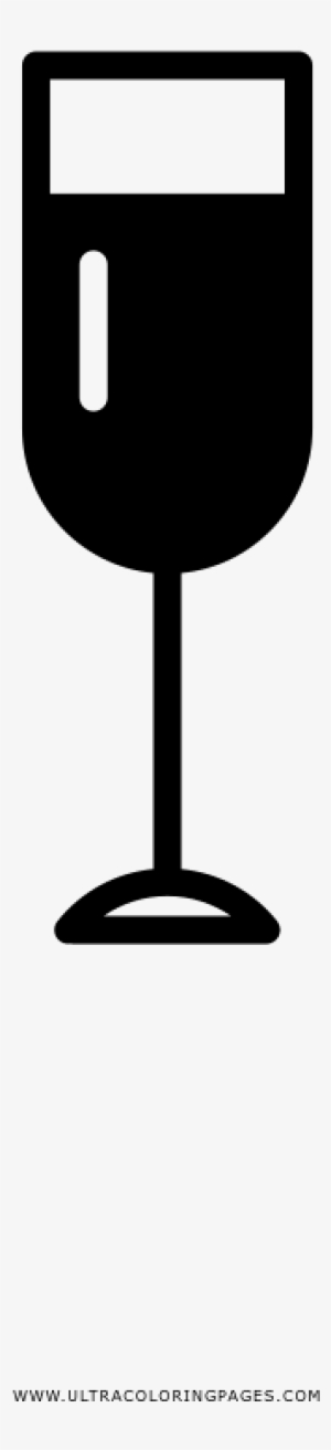 Copa De Vino Página Para Colorear - Wine Glass