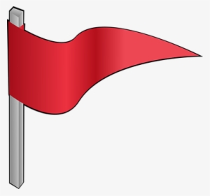 Red, Flag, Pennon, Waving, Pennant - Red Flag Waving Gif