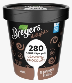 Breyers Delights Creamy Chocolate 500 Ml Front Of Pack - Breyers Delights Creamy Chocolate
