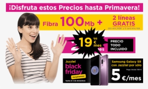 Oferta Especial Jazztel Fibra Más Móvil - Grupo Másmovil