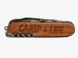 "camp Life" 13-function Wood Swiss Army Knife - Swiss Army Knife