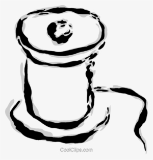 Spool Of Thread Royalty Free Vector Clip Art Illustration - Carretel De Linha Em Png