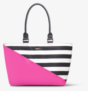 Corkcicle Virginia Tote- Pink And Stripe - Corkcicle Cooler Tote