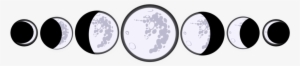 Moon Phases Cliparts - Phases Of The Moon Clipart