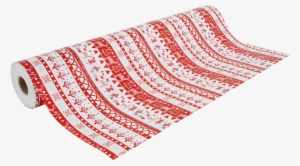Christmas Retro Gift Wrap - Beaumont Papier Cadeau Largeur 50 Cm : Rouge Et Blanc