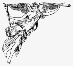 Angel Herald Heraldry Horn Trumpet Winged - Heráldica Ángel