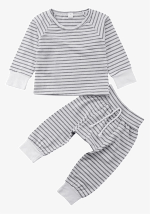 Black & White Stripe Clothing Set - Clothing