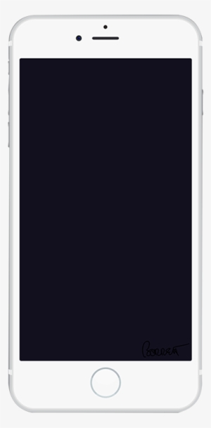 White Anti Glare Toughn Tempered Glass For Iphone 6 - Smartphone