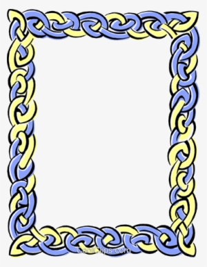 Nice Border Designs Png Page Border With Celtic Design - Page Border Designs