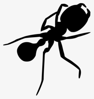 An Ant Insect Silhouette Arthropod - Ant Silhouette Png
