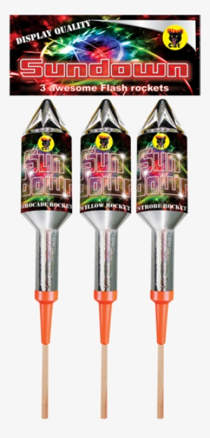 Black Cat Fireworks Sundown Rockets - Fireworks Rockets