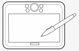 How To Set Use Graphic Tablet Clipart - Graphic Tablet Vector