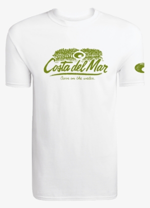 Costa Del Mar Mangrove In White, Size S, Angle - Active Shirt