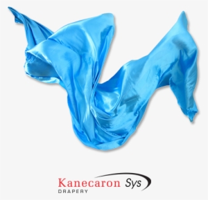 Blue Drapery Fabric - Drapery Png