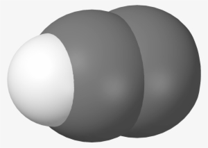 Ethynyl Radical 3d Vdw - Sphere