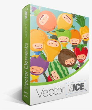 Fruit Kids Vector Pack - Vector Graphics