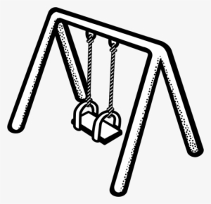 Kid\'s Swing Vector Vectors - Swing Clipart Black And White