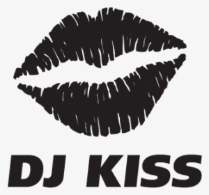 Dj Kiss Logo Vector - Lips Stickers