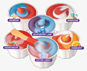 Colorful, Classic Italian Ice Swirled Into Six Unique - Italian Ice