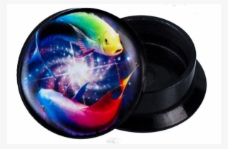 Screw Plug Acrylic Space Swirl Colorful Koi Carp Piercing - Koi