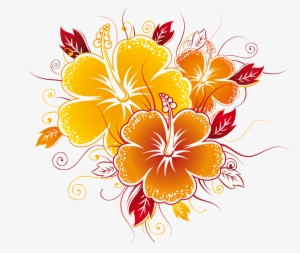 Colorful-flower , Floral , Flowers Swirls , Http - Portable Network Graphics