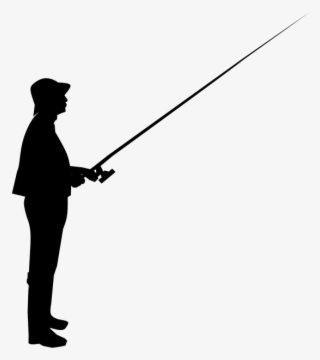 Transparent Man Fishing