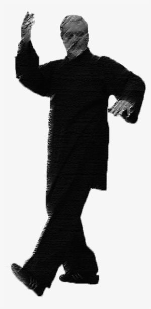 Paul Doing Tortoise - Silhouette