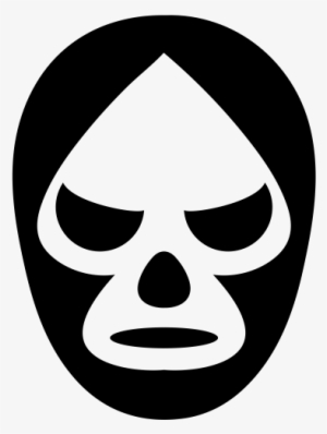 Luchador Mask Rubber Stamp - Wrestling Mask