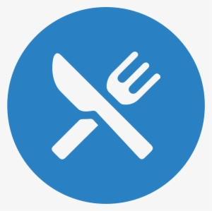 Donate A Meal - 2 In Blue Circle