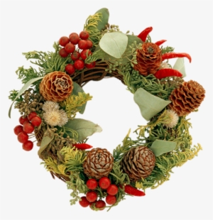 Navidad (500×500) - Coronas Navideñas Doradas Png