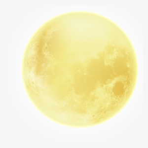A Round Of Bright Moon Transparent - Sphere