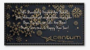 Desde @centumsolutions Os Deseamos Feliz Navidad Y - Eleganter Feiertag Wünscht Ereignis-flyer 25 Flyer.