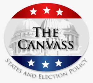 Image Of A Red, White And Blue Button That Says The - Blue