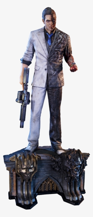 Two-face Statue - Batman Arkham Toys Two Face