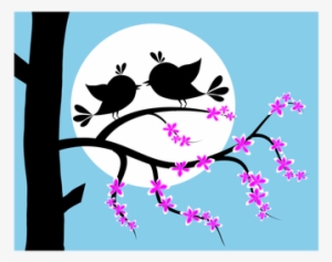 1394 Free Vector Pine Tree Branch Public Domain Vectors - Clipart De Passarinhos Romanticos